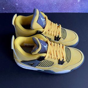 Size 4GS Air Jordan 4 Retro Lightning MPN 408452-700